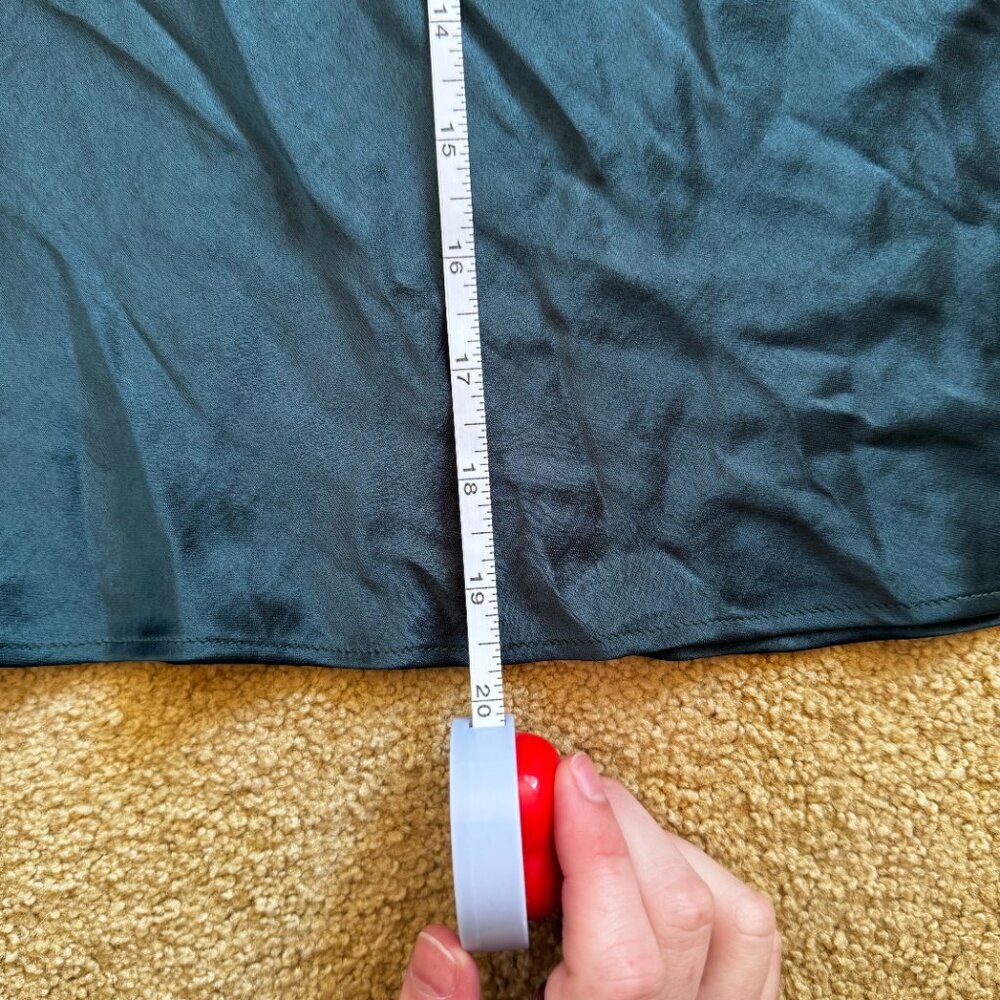 Madewell Dark Teal Mini Skirt - Picture 4 of 4